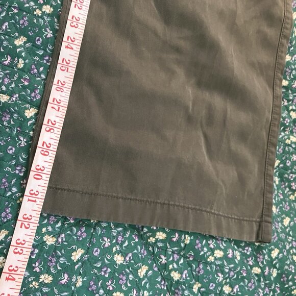 NWT Maurices High Rise Wide Leg Cargo Pants Womens M Olive Green Neutral - Picture 10 of 10